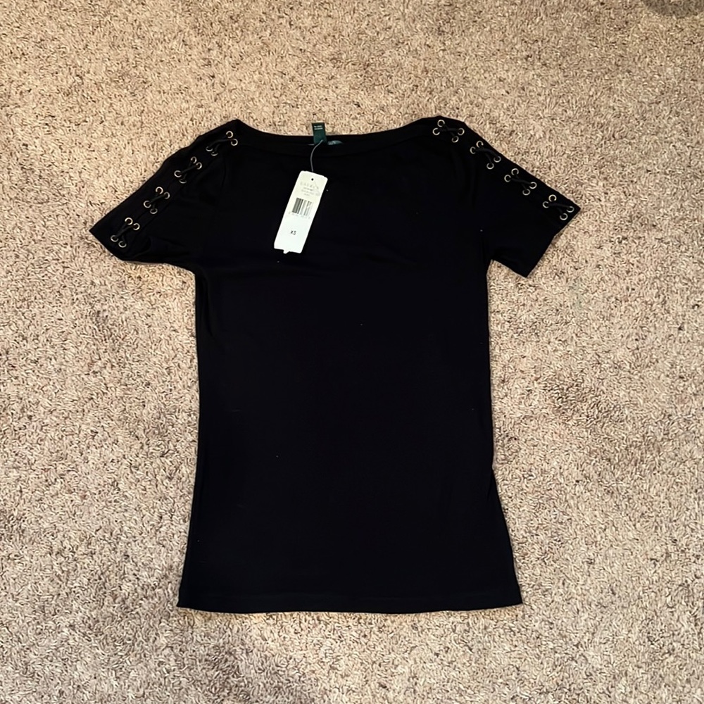 NWT Ralph Lauren | Black Tee